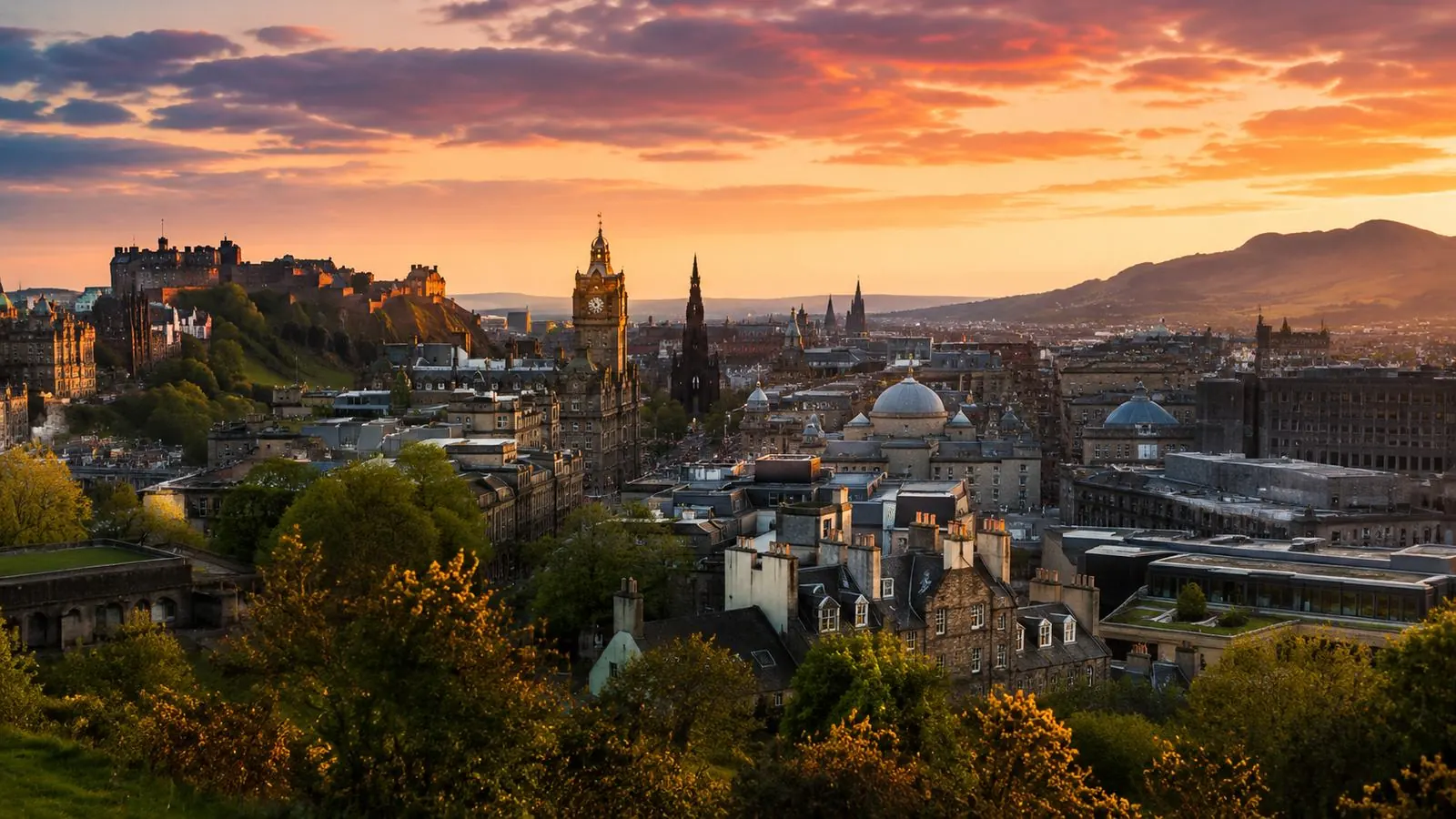 Edinburgh Castle on its rock &mdash; the other end of the Mile, and the other kind of visit